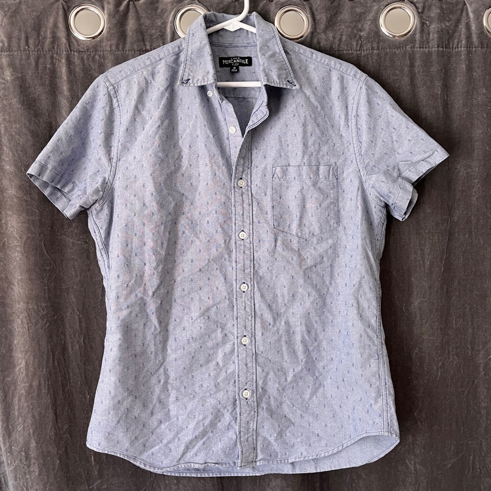 J. Crew Blue Casual Button Down Shirt